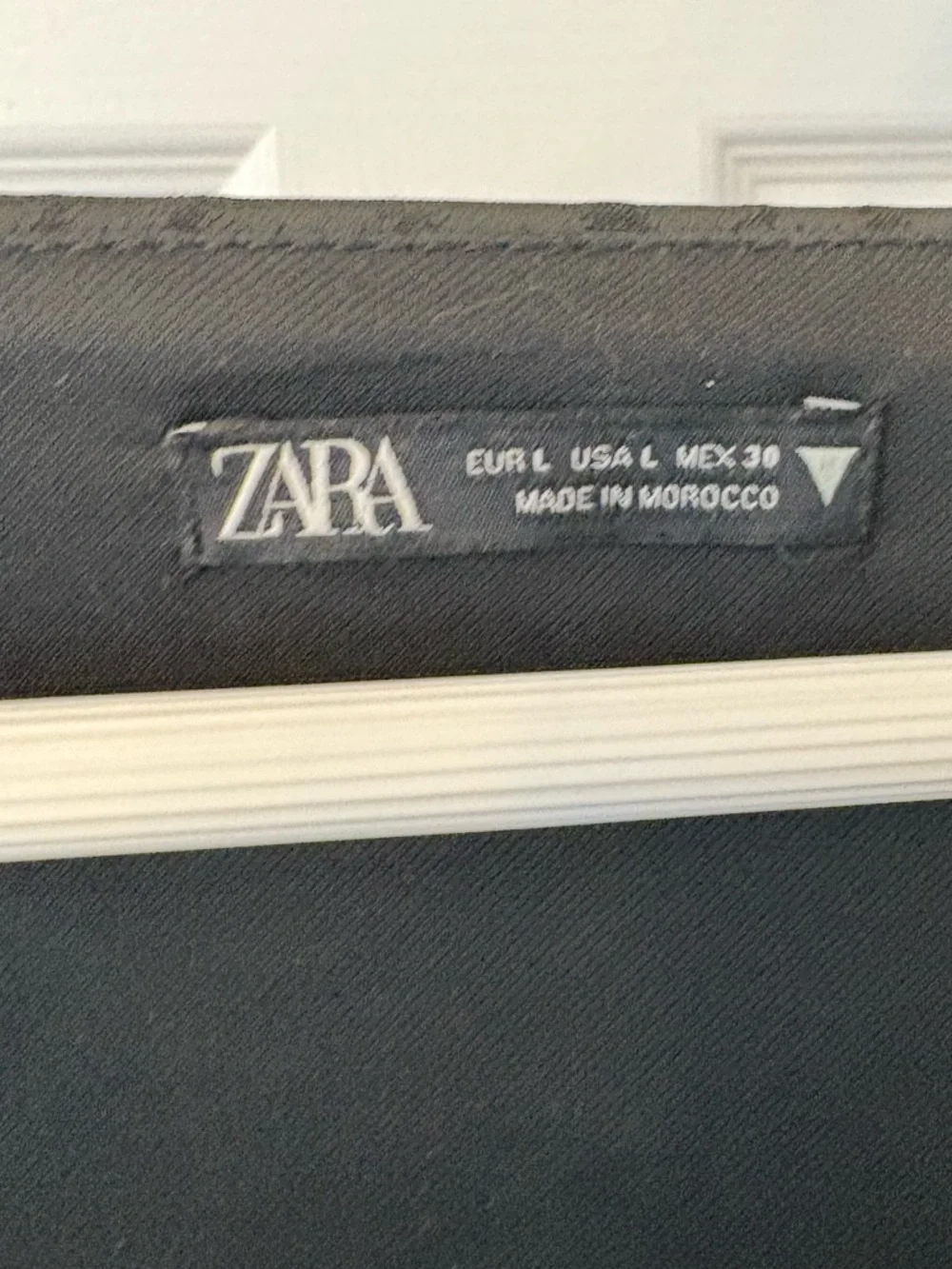 Zara Black Long Sleeve Cropped Bustier Top Size Large - Picture 11 of 14